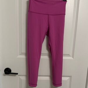 Lululemon Athletica Magenta Leggings